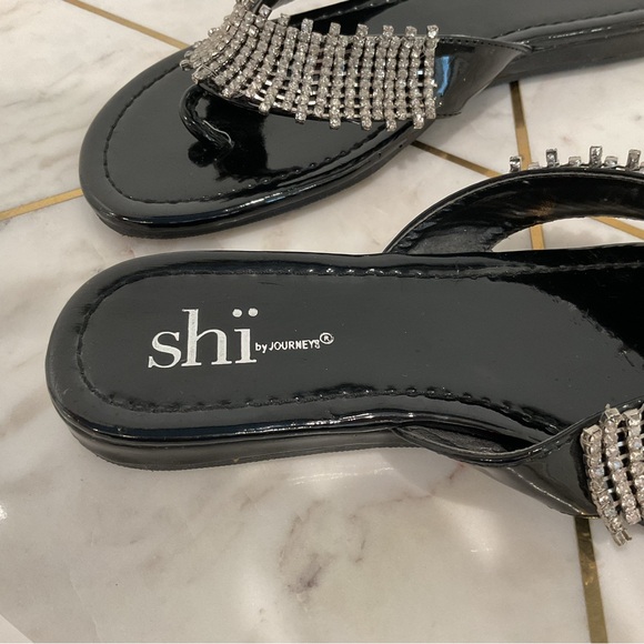 🔴SHI BY JOURNEYS RHINESTONE SANDALS🔴 - Picture 2 of 13